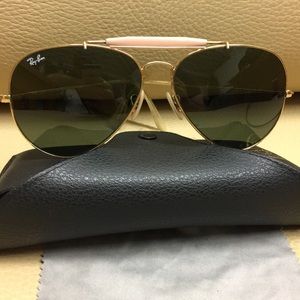 Large Ray ban outdoorsman aviator sunglasses